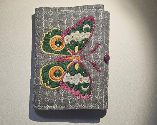 DIY Fabric-Covered Notebook with Embroidery | Handmade Journal Project